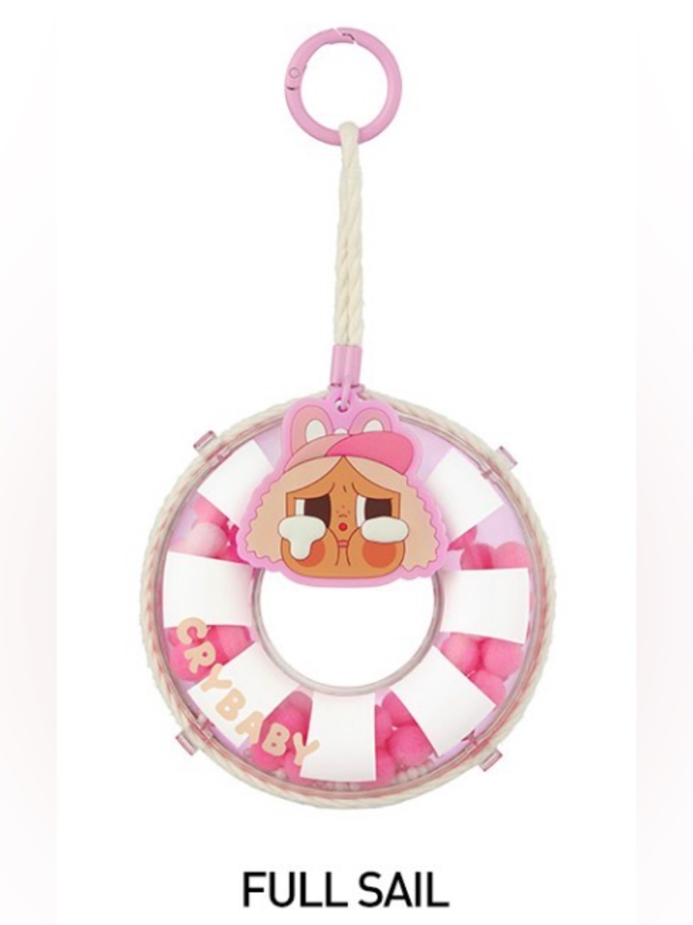Pop Mart Crybaby Vacation Mode On Series Pendant Full Sail
